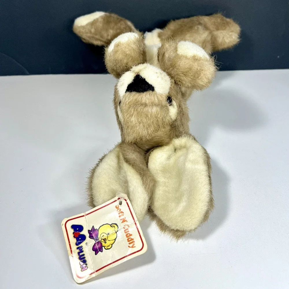 VINTAGE A&A Plush Bunny Rabbit Stuffed Realistic Soft N' Cuddly 11